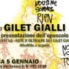 Biella, Domenica 5 gennaio :: Un anno di Gilets Jaunes. Presentazione opuscolo “On est là” gj2